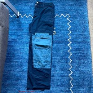 Sun and stone unisex 34X32 blue and navy blue pants
